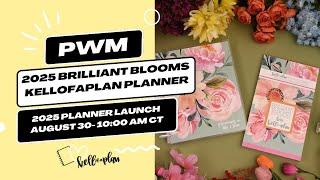 Meet BRILLIANT BLOOMS- A 2025 Kellofaplan Planner Collection