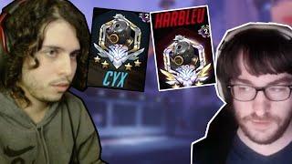 harbleu goes against my roadhog w/ reactions | Overwatch