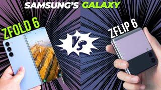 Z Fold 6 VS Z Flip 6 | Samsung’s Galaxy’s New Smartphones | Comparison Review And Unboxing |