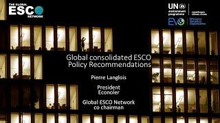 Global consolidated ESCO Policy advice