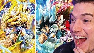 Dokkan 8th Anniversary LR Reveal Reaction! LR SSJ3 Goku & Vegeta AND LR GT Goku & SSJ4 Vegeta!