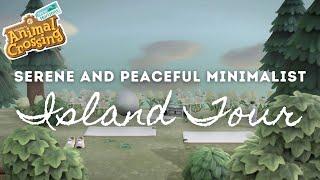 MINIMALIST & SERENE ISLAND TOUR | Animal Crossing New Horizons