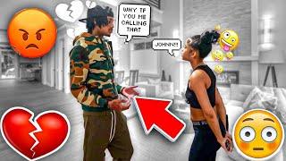 CALLING FLO ANOTHER NAME PRANK !!  * he gets mad * MUST WATCH 