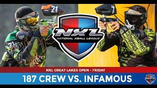 Pro Paintball - Ironmen vs Heat AND Infamous Vs. 187 Crew from NXL Great Lakes Open