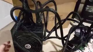 Bitmain Antminer s9 Unboxing, Setup Video and  How to Hook Up the Power Supply