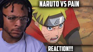 FIRST TIME REACTING TO - Naruto vs Pain Full Fight