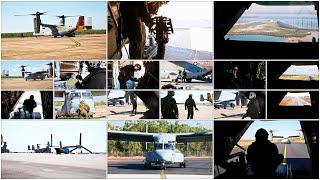 US Marines Fly Ospreys Over Australia's Outback | Marine Squadron Mission