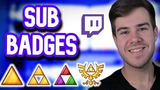 How to Setup Twitch Sub Badges(For Beginners)