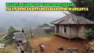 Kampung Lereng Gunung..Ketangguhan Warganya Bak Serdadu Dalam Perang. Sangat Kuat...