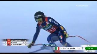 Sofia Goggia wins WC Alpine Skiing Downhill in St Anton - 09 Jan 2021