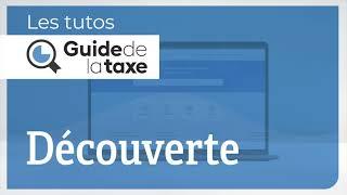 Tutoriel Guide de la taxe | Lextenso