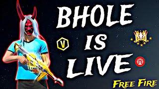 Bhole Is Live || Free Fire Max Live Stream || Free Fire Live Guild Test