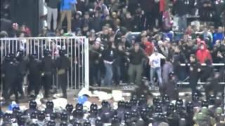 В Ярославле болельщики «Спартака» устроили погром на стадионе