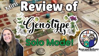 Bethany's Quick Thoughts on the Solo Mode of Genetype!