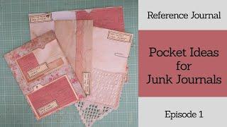 Craft with Me | Junk Journal Pocket Ideas Ep. 1