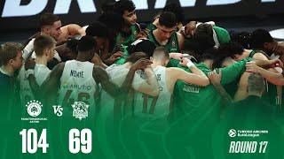 Παναθηναϊκός AKTOR - Μπασκόνια 104-69 | Highlights | Euroleague | 17η Αγωνιστική (19/12/2024)