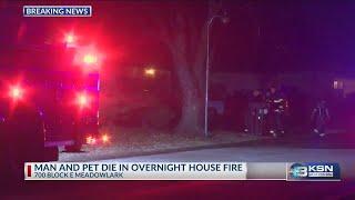 Derby man, pet killed in Christmas night fire