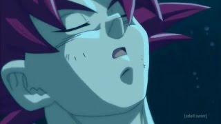 Goku realises the strength of Beerus (English Super Dub)