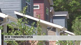 Tenants begin moving into new affordable townhomes in Spartanburg