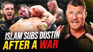 BISPING reacts: Islam Makhachev SUBMITS Dustin Poirier after a WAR! | UFC 302 Reaction & Breakdown