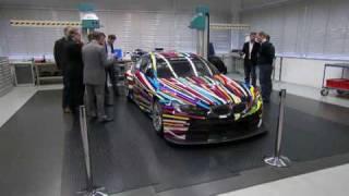 All new BMW M3 GT 2 Art Car by Jeff Koons - Presentation