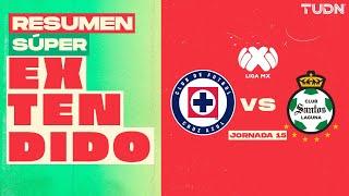 RESUMEN SÚPER EXTENDIDO | Cruz Azul vs Santos | Liga Mx - Clausura 2024 | TUDN