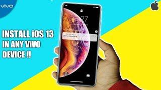 Install iOS 13 In Any vivo Device | ft.vivo U20 | iOS | MARCH 2K20 | TrickyboySid