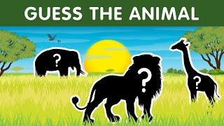 Guess the Animal Quiz | Can You Name these Safari Animals? | 20 Animal Names & Sounds