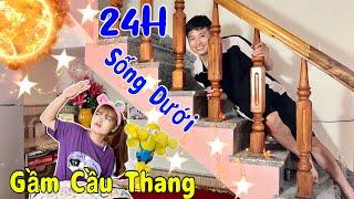 Hằng Nheo Thử Thách 24H Sống Dưới Gầm Cầu Thang