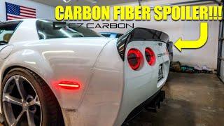 My C5 Corvette Gets A NEW Look! | CARBON FIBER Rear Spoiler Install