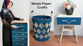 3 Awesome Waste Paper Crafts Ideas - From Trash to Treasure