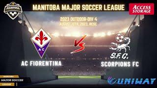 August 10th Div 3 RCSC AC Fiorentina vs Scorpions FC