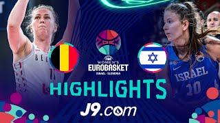 Belgium  vs Israel  | J9 Highlights | FIBA #EuroBasketWomen 2023