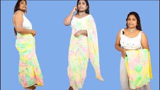Lightweight saree draping/normal saree draping/trips and tricks