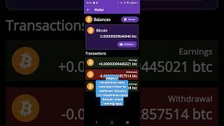 Best Free Bitcoin Mining App No Investment needed , Earn Referral Rewards