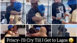 PRISCY IN TEARS AS SHE HEADS BACK TO LAGOS | JUX GIVES HER MONEY AS MKAMBALA FAMILY BID HER GOODBYE