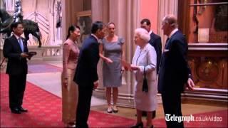 Royal families attend the Queen's Jubilee lunch