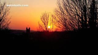 Sunset time-lapse in Bath