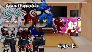 Sonic Characters React To There's Something About Amy | STH AU | Second AU | Sonamy | Read Desc! |