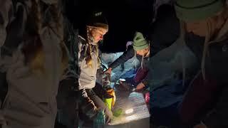 Winter Backpacking for My FIRST Time ️ #winterhiking #backpacking #womenempowerment #camplife