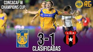 CLASIFICADAS | TIGRES FEMENIL vs Alajuelense 3-1 Resumen Completo Fecha 4 CONCACAF W Champions 2024