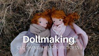 Dollmaking | Clothing Design Process For My Natural Fiber Art Dolls