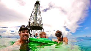 1000's of FISH! Snorkeling at Alligator Reef in the FLORIDA KEYS!