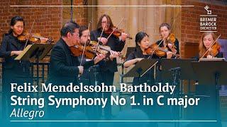 Felix Mendelssohn Bartholdy: String Symphony No. 1 in C major, I. Allegro