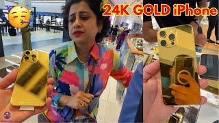 24 CARAT GOLD iPHONE 15 PRO MAX in DUBAI !! 