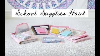 A Big 'Ol School Supplies Haul for College/University