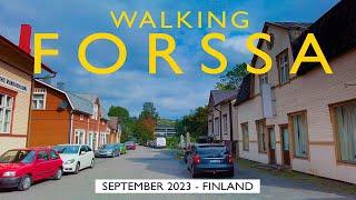 Walk around Forssa, September 2023, Finland [4K] #slowtv