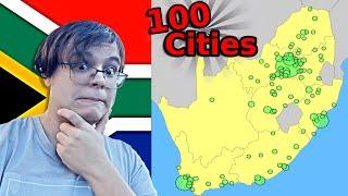 I Name The 100 Biggest Cities in South Africa