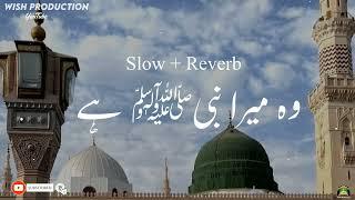 Naat | وہ میرا نبی ﷺ ہے | Slow & Reverb | Ramadan Kareem ️