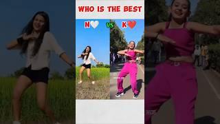 Kashish Patel vs Nandini Rajput Dance Competition|#trendingshorts #dance #short#shorts